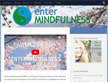 Tablet Screenshot of entermindfulness.com